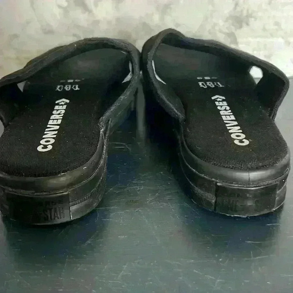 Converse Women’s Slides Sandals Black 6.5 - Picture 4 of 10